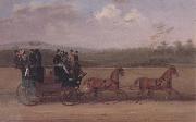 George Arnull The Brighton to London Coach oil painting reproduction